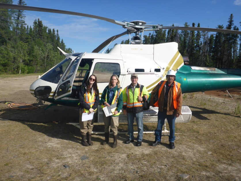 AECOM Canada staff in the field.