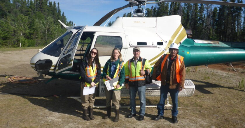 AECOM Canada staff in the field.