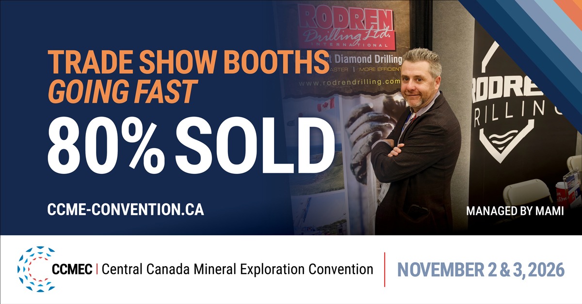 CCMEC booths 80% sold